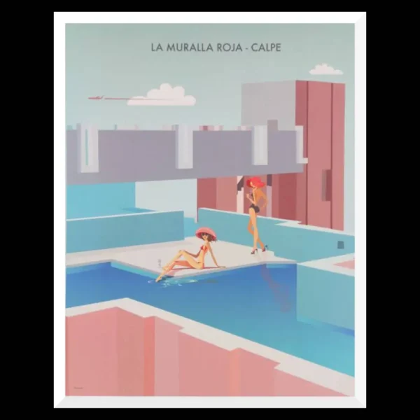 ilustración muralla roja calpe