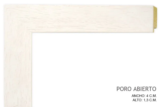 Moldura blanca para cuadros, perfil plano, ref. 66040522