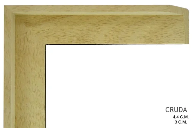 Moldura color natural para caja americana de lienzos, perfil en L, ref. 8802562000